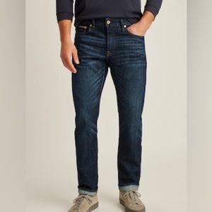 BONOBOS Selvage Stretch Jeans Pant Fit Slim Taper in Dark Wash (size: 30/30) NWT